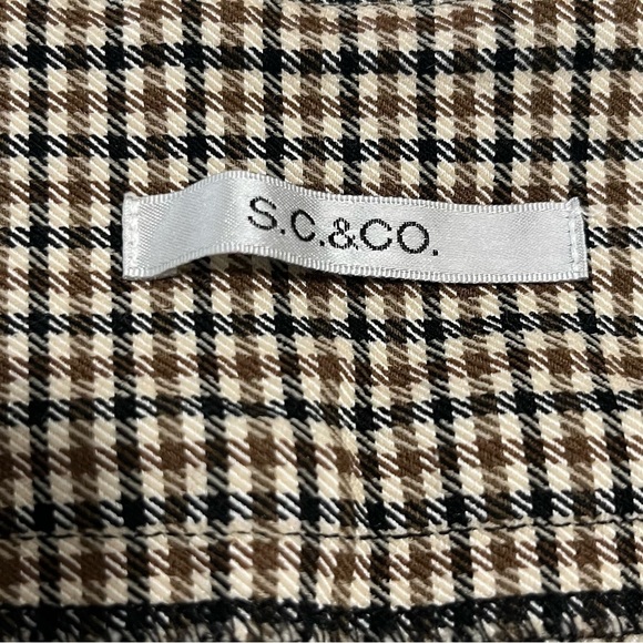 Sc & CO ~ WORK, CASUAL, DRESS Checked Pants.  Size 10. VGUC. - Picture 3 of 10